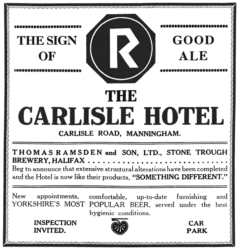 Advertisement Telegraph & Argus Friday 3rd September1937