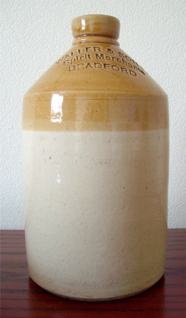 Waller & Son Ltd; Bradford, spirit jar- author's collection